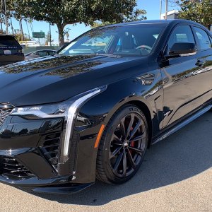 2022 Cadillac CT4-V Blackwing in Black Raven