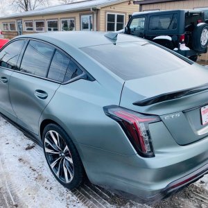 2022 Cadillac CT5-V Blackwing in Dark Emerald Frost