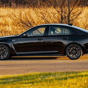 2022 Cadillac CT5-V Blackwing in Black Raven