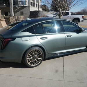 2022 Cadillac CT5-V Blackwing in Dark Emerald Frost