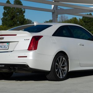 2016 Cadillac ATS-V Coupe Crystal White Frost Edition