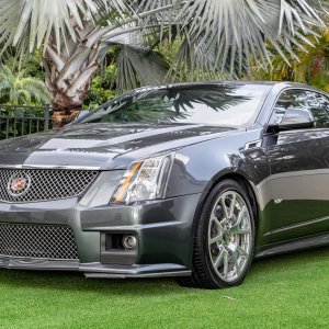 2011 Cadillac CTS-V Coupe in Thunder Gray Chromaflair