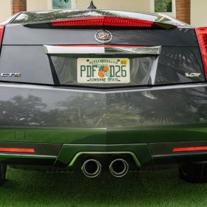 2011 Cadillac CTS-V Coupe in Thunder Gray Chromaflair