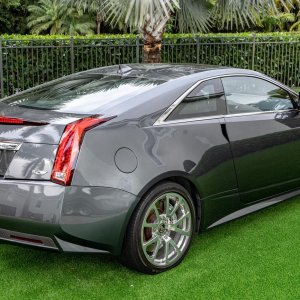 2011 Cadillac CTS-V Coupe in Thunder Gray Chromaflair