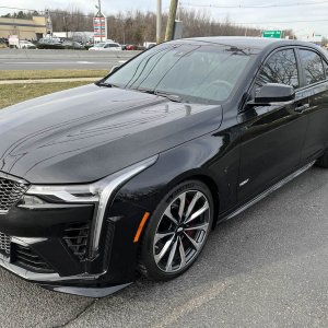 2022 Cadillac CT4-V Black Wing in Black Raven