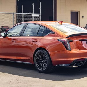 2022 Cadillac CT5-V Blackwing in Blaze Orange Metallic