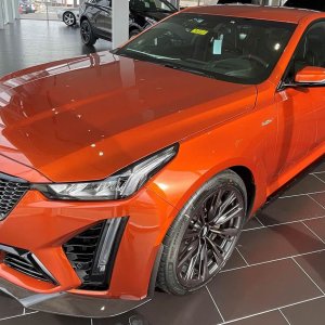 2022 Cadillac CT5-V Blackwing in Blaze Orange Metallic