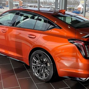 2022 Cadillac CT5-V Blackwing in Blaze Orange Metallic