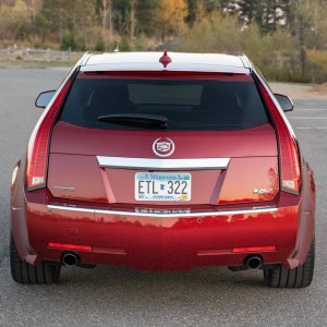 2013 Cadillac CTS-V Wagon in Crystal Red Tintcoat