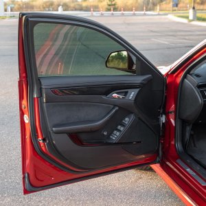 2013 Cadillac CTS-V Wagon in Crystal Red Tintcoat