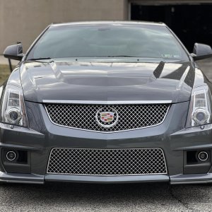 2012 Cadillac CTS-V Coupe in Thunder Gray Metallic Chromaflair