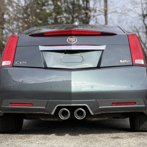 2012 Cadillac CTS-V Coupe in Thunder Gray Metallic Chromaflair