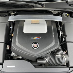 2012 Cadillac CTS-V Coupe in Thunder Gray Metallic Chromaflair