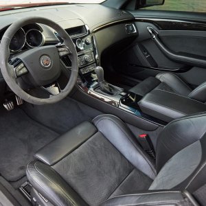 2012 Cadillac CTS-V Coupe in Crystal Red Tintcoat