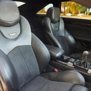 2012 Cadillac CTS-V Coupe in Crystal Red Tintcoat