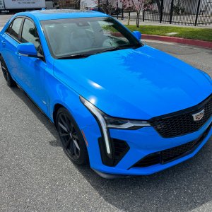 2023 Cadillac CT4-V Blackwing in Electric Blue