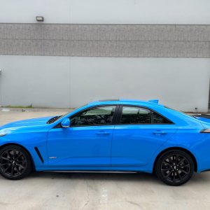 2023 Cadillac CT4-V Blackwing in Electric Blue