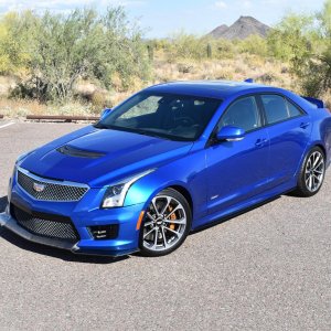 2016 Cadillac ATS-V Sedan in Vector Blue Metallic