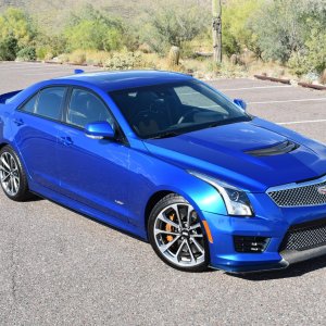 2016 Cadillac ATS-V Sedan in Vector Blue Metallic