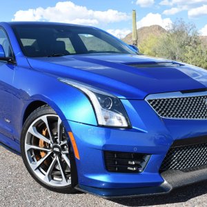 2016 Cadillac ATS-V Sedan in Vector Blue Metallic