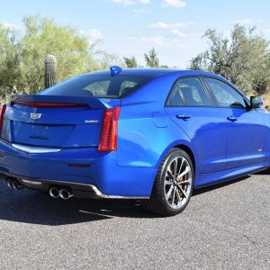 2016 Cadillac ATS-V Sedan in Vector Blue Metallic