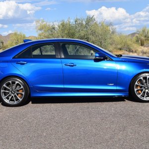 2016 Cadillac ATS-V Sedan in Vector Blue Metallic