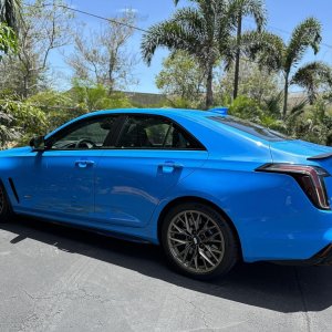 2023 Cadillac CT4-V Blackwing Watkins Glen IMSA Edition in Electric Blue