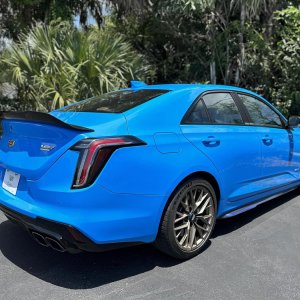 2023 Cadillac CT4-V Blackwing Watkins Glen IMSA Edition in Electric Blue