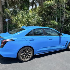 2023 Cadillac CT4-V Blackwing Watkins Glen IMSA Edition in Electric Blue