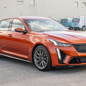 Media '2023 Cadillac CT5-V Blackwing 6-Speed in Blaze Orange Metallic' in category 'Blaze Orange Metallic'