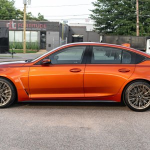 2023 Cadillac CT5-V Blackwing 6-Speed in Blaze Orange Metallic