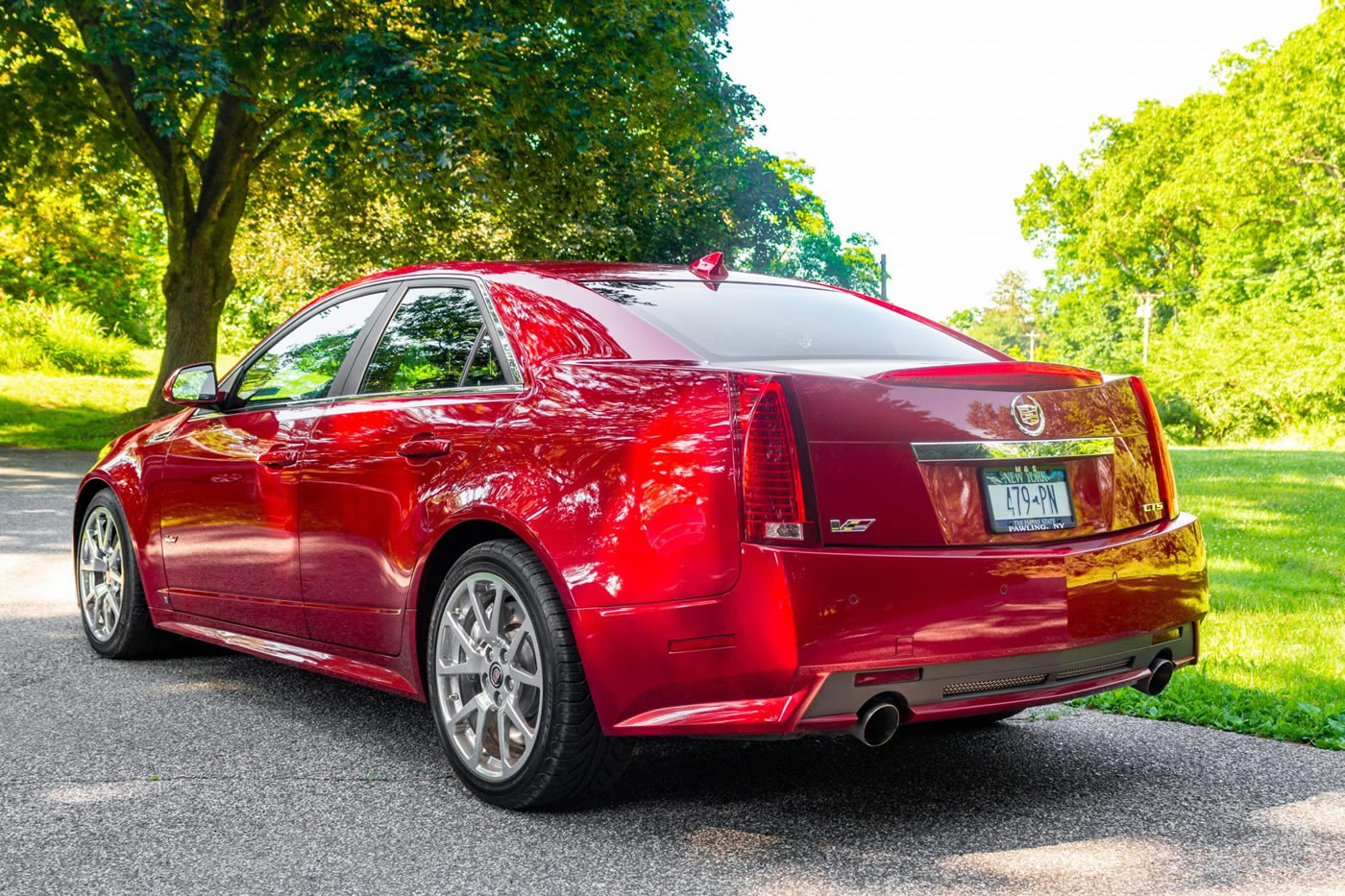 2009 Cadillac CTS-V Sedan in Crystal Red