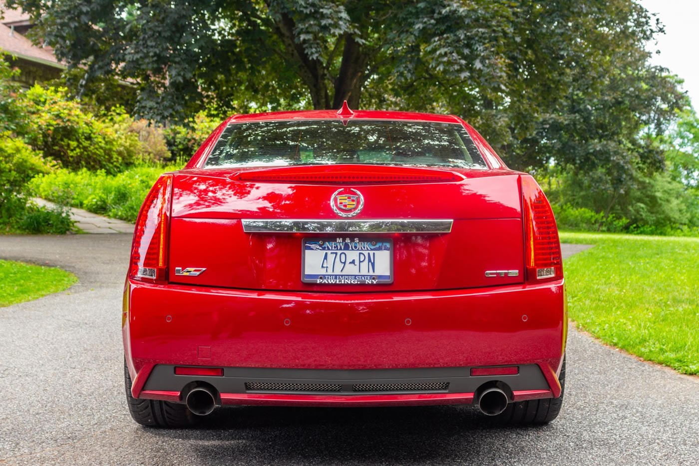 2009 Cadillac CTS-V Sedan in Crystal Red