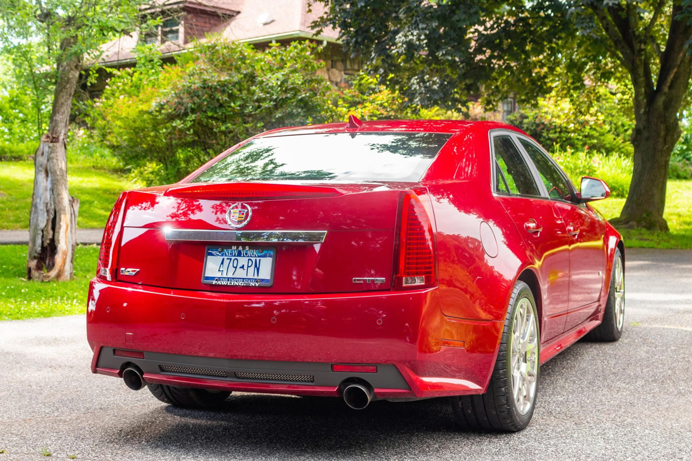 2009 Cadillac CTS-V Sedan in Crystal Red