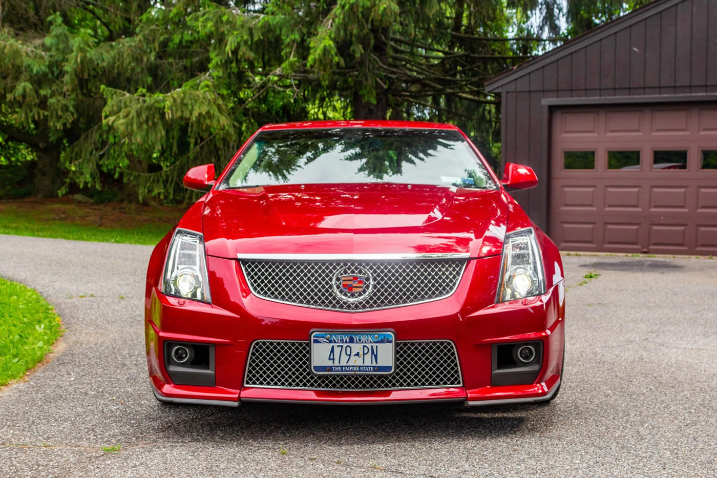 2009 Cadillac CTS-V Sedan in Crystal Red