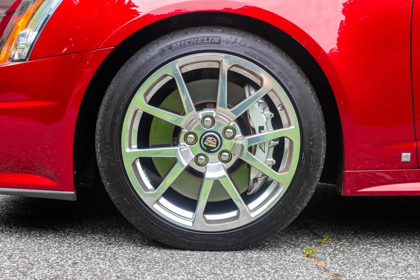 2009 Cadillac CTS-V Sedan in Crystal Red