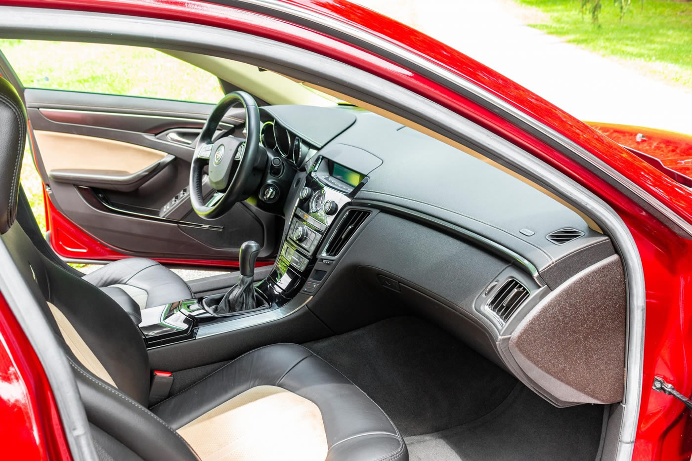 2009 Cadillac CTS-V Sedan in Crystal Red