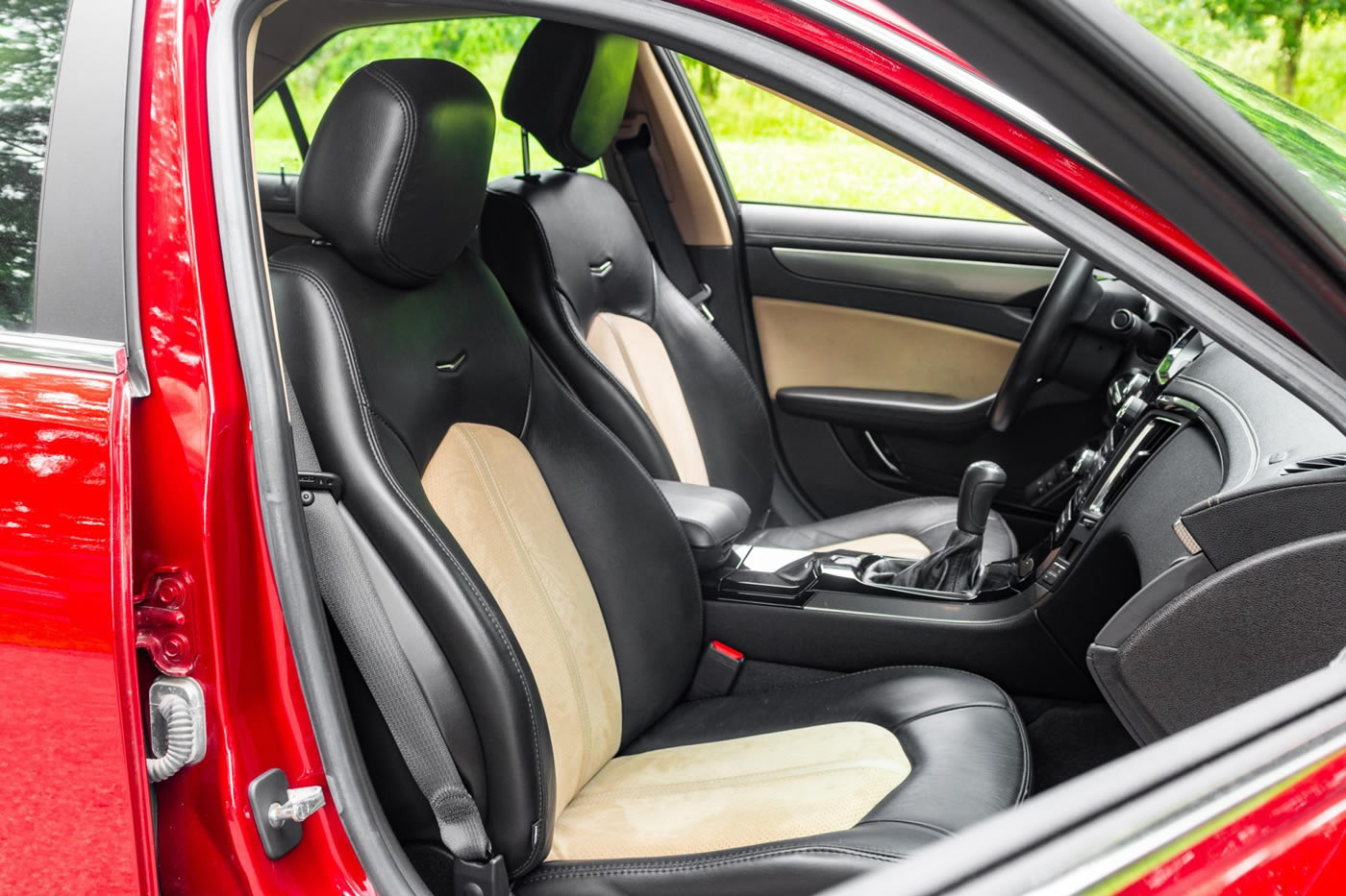 2009 Cadillac CTS-V Sedan in Crystal Red