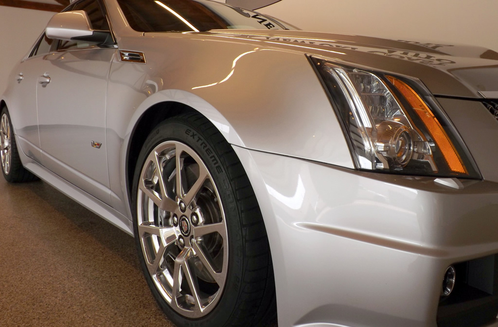 2010 Cadillac CTS-V in Radiant Silver