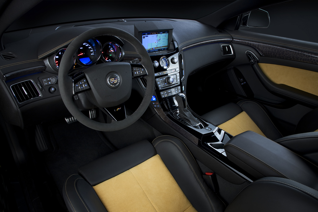 2011 Cadillac CTS-V Black Diamond Coupe Interior
