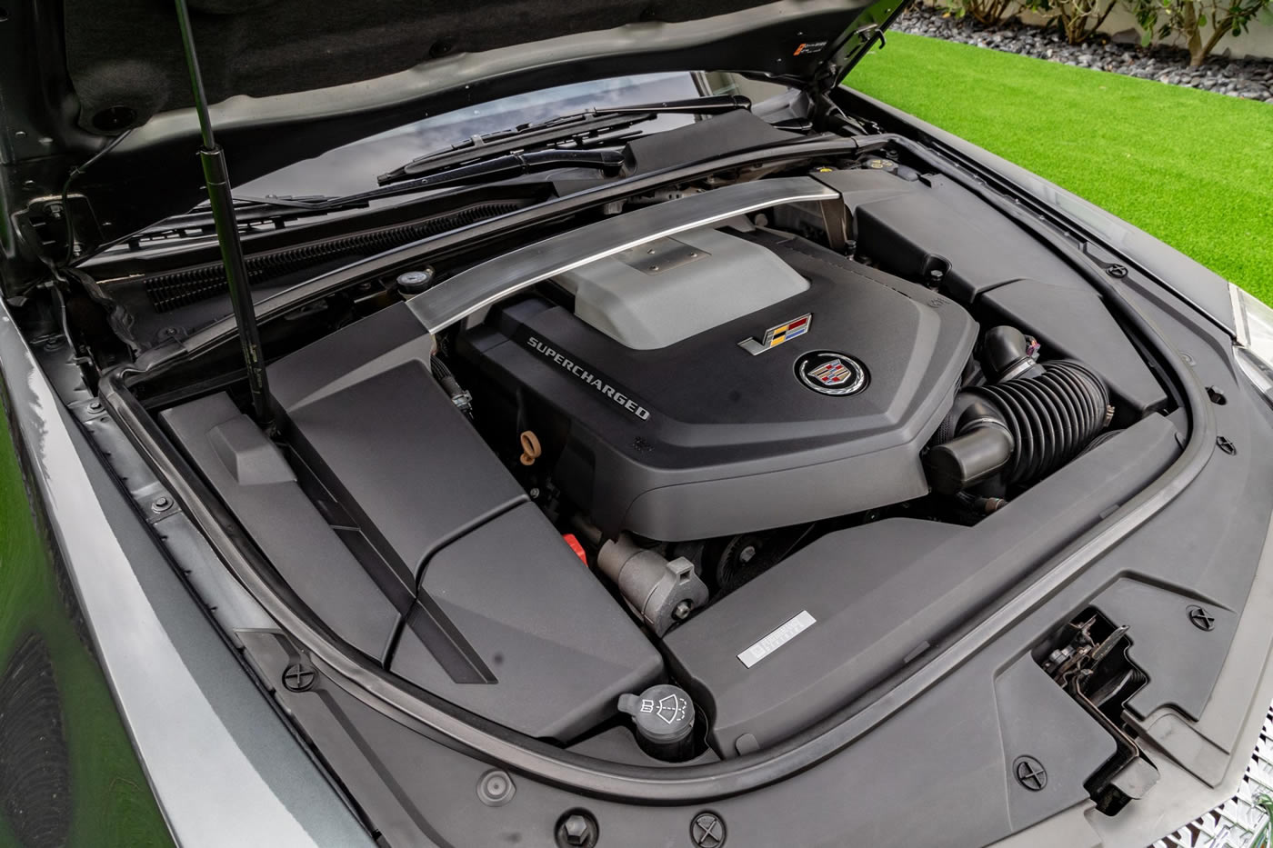 2011 Cadillac CTS-V Coupe in Thunder Gray Chromaflair