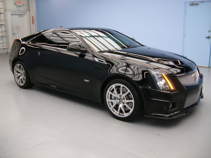2012 Cadillac CTS-V Coupe in Black Raven