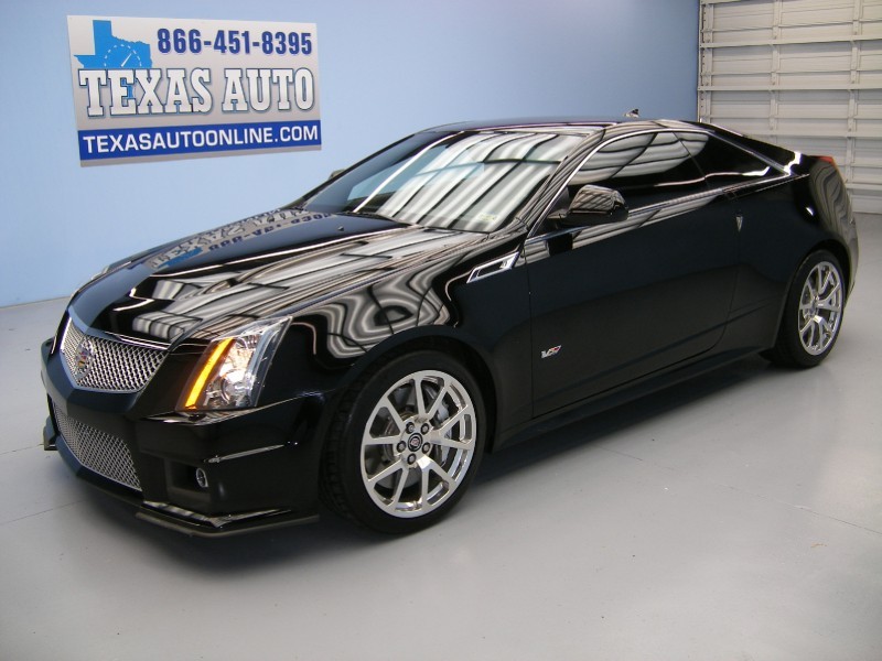 2012 Cadillac CTS-V Coupe in Black Raven