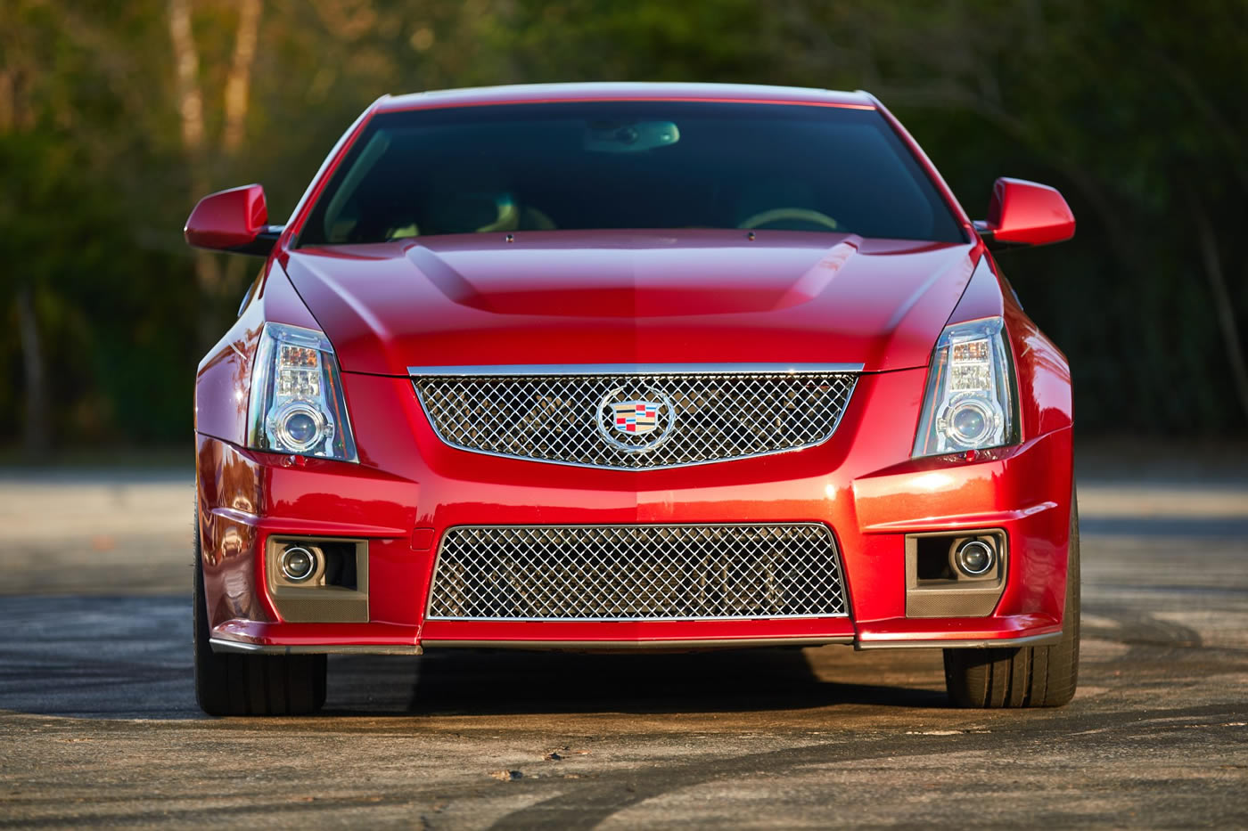 2012 Cadillac CTS-V Coupe in Crystal Red Tintcoat