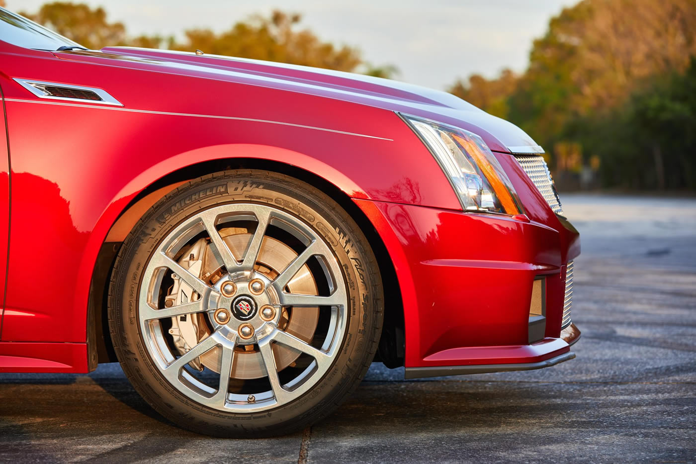 2012 Cadillac CTS-V Coupe in Crystal Red Tintcoat