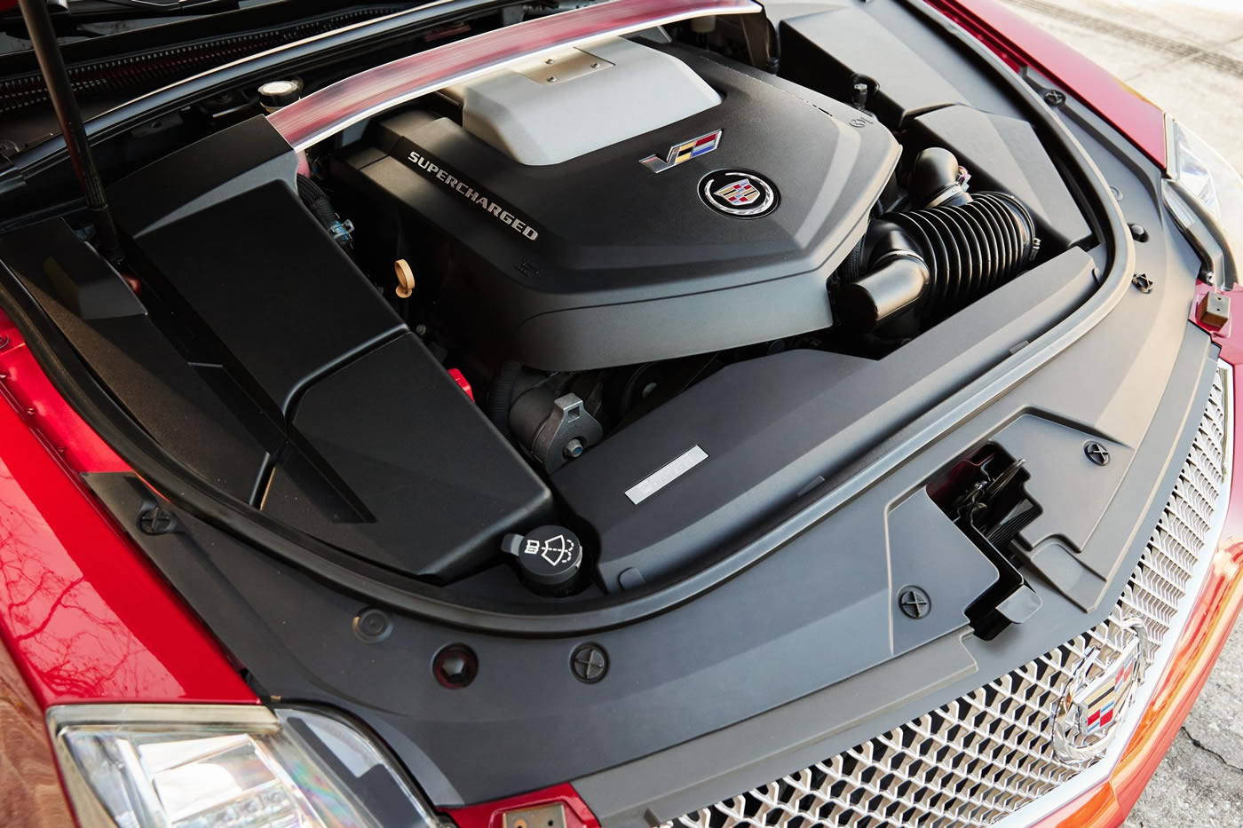 2012 Cadillac CTS-V Coupe in Crystal Red Tintcoat