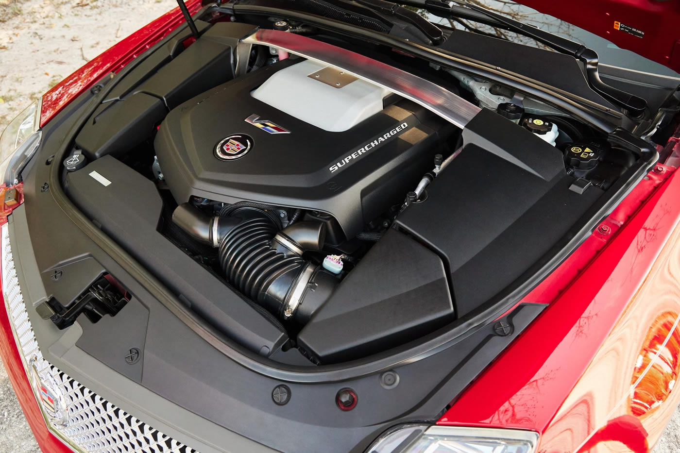 2012 Cadillac CTS-V Coupe in Crystal Red Tintcoat