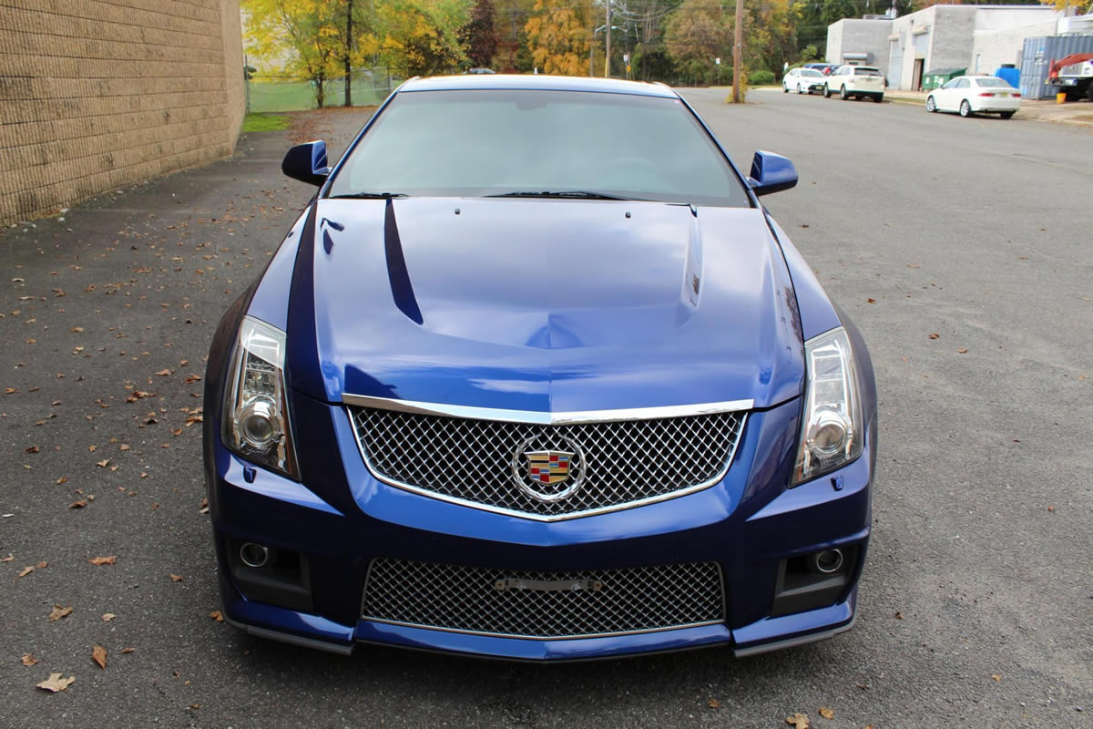 2012 Cadillac CTS-V Coupe in Opulent Blue Metallic