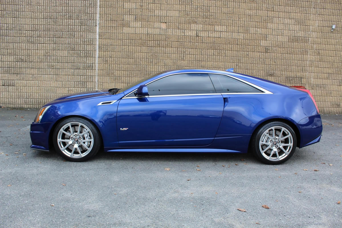 2012 Cadillac CTS-V Coupe in Opulent Blue Metallic