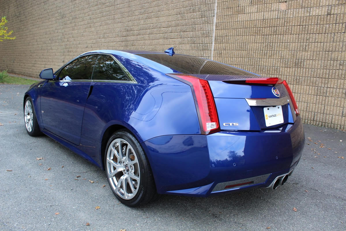 2012 Cadillac CTS-V Coupe in Opulent Blue Metallic